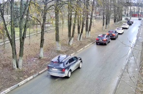 Zarechnaya 街，城市的入口。角度 2. Yakhroma 在线网络摄像头