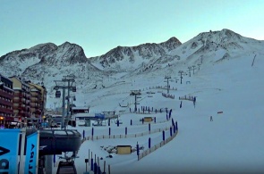 Grandvalira - 帕斯底拉卡萨。 网络摄像头 El Tarter
