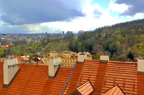 Mala Strana 地区（概览）。 布拉格网络摄像头