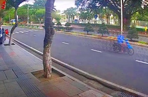城市的中央公园。 芽庄网络摄像头