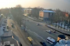 科切托夫和契诃夫的十字路口。克孜勒 (Kyzyl) 在线网络摄像头
