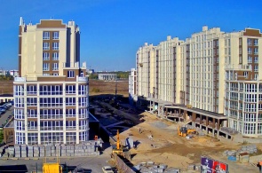 Kryukovshchina 的住宅区 Blagorod。 基辅的网络摄像头