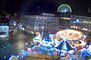 区域Barfesserplatz. 摄像头，巴塞尔在线上
