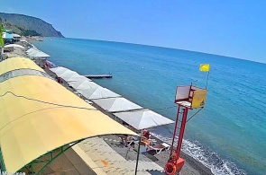 泽尼特寄宿公寓的海滩。 网络摄像头 海洋